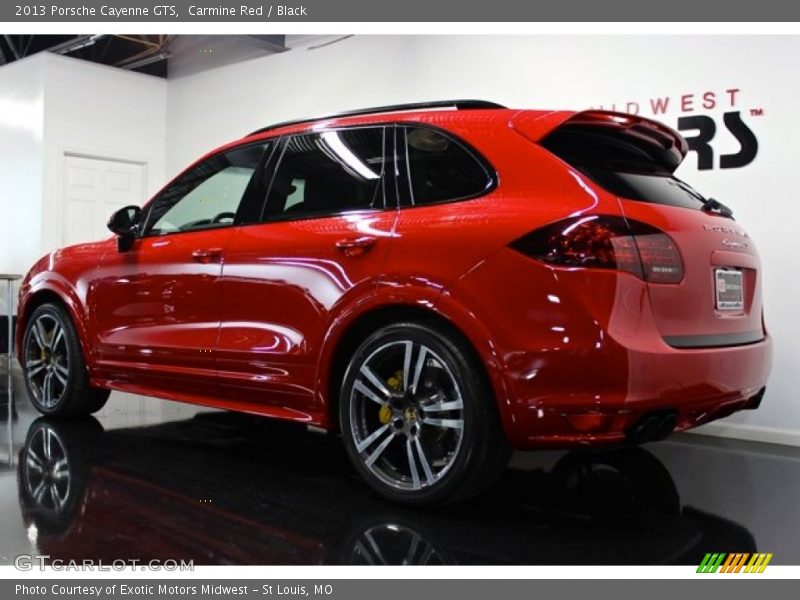 Carmine Red / Black 2013 Porsche Cayenne GTS