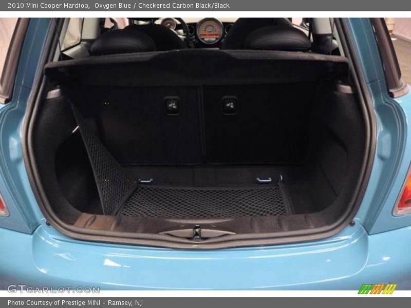 Oxygen Blue / Checkered Carbon Black/Black 2010 Mini Cooper Hardtop