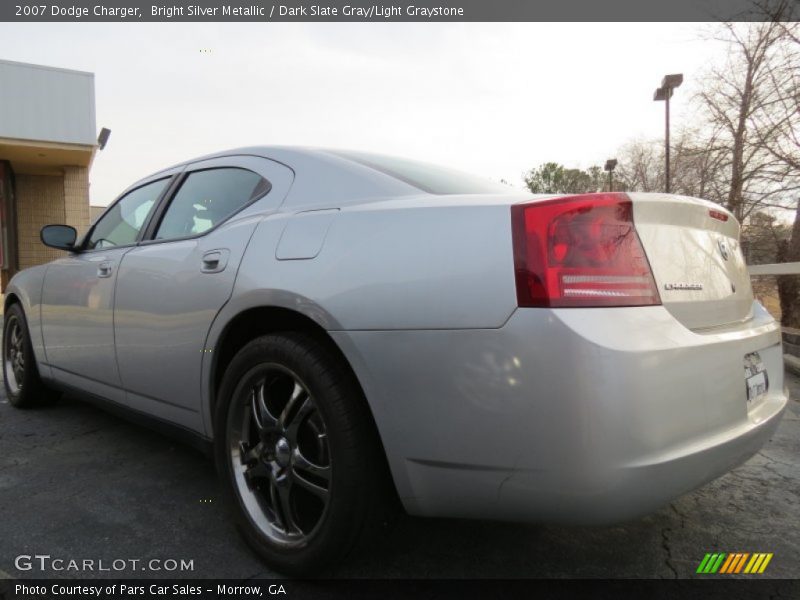 Bright Silver Metallic / Dark Slate Gray/Light Graystone 2007 Dodge Charger