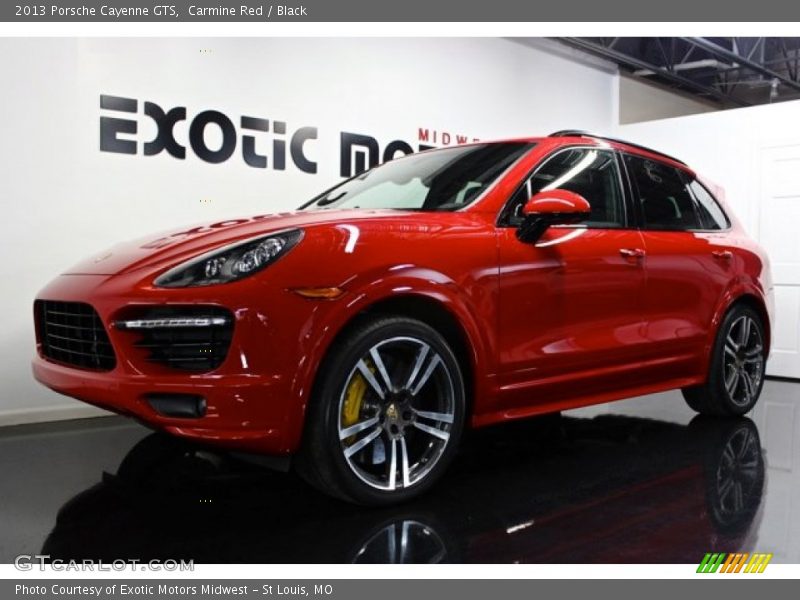 Carmine Red / Black 2013 Porsche Cayenne GTS