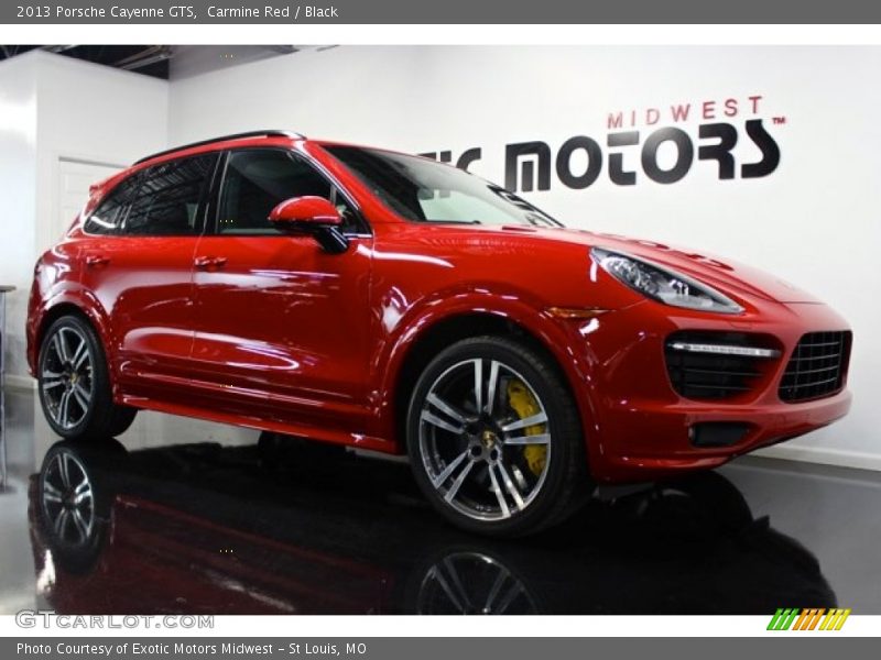 Carmine Red / Black 2013 Porsche Cayenne GTS