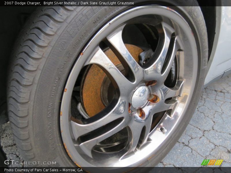 Bright Silver Metallic / Dark Slate Gray/Light Graystone 2007 Dodge Charger