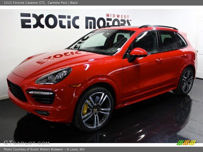 Carmine Red / Black 2013 Porsche Cayenne GTS