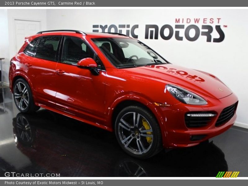 Carmine Red / Black 2013 Porsche Cayenne GTS