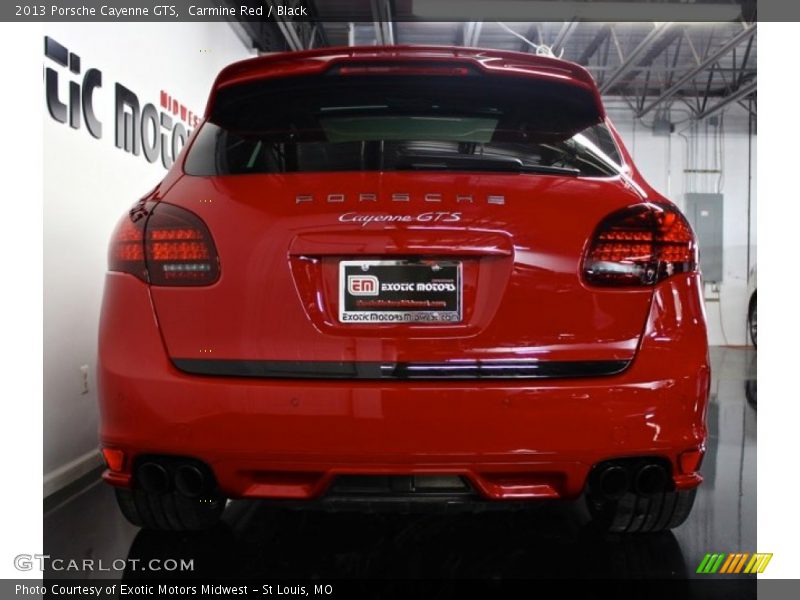 Carmine Red / Black 2013 Porsche Cayenne GTS