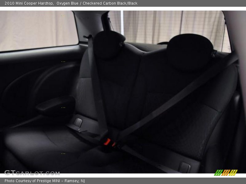 Oxygen Blue / Checkered Carbon Black/Black 2010 Mini Cooper Hardtop