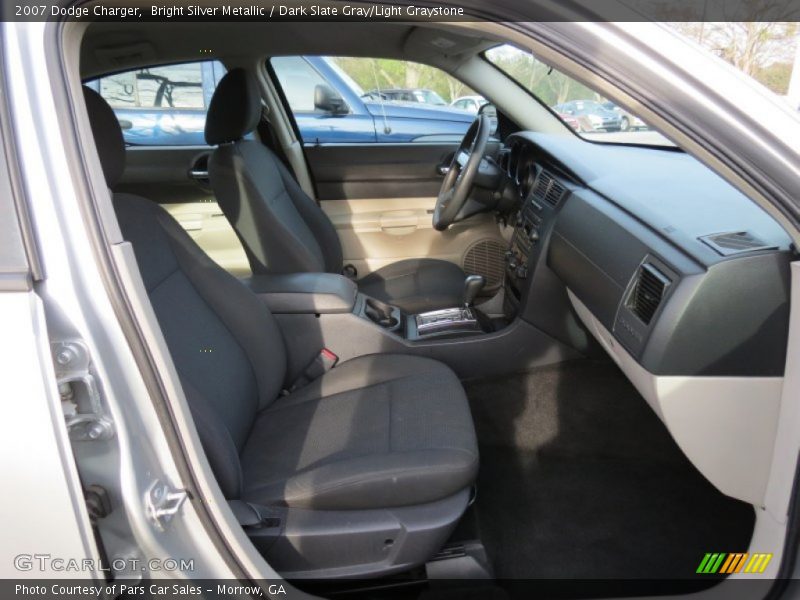 Bright Silver Metallic / Dark Slate Gray/Light Graystone 2007 Dodge Charger