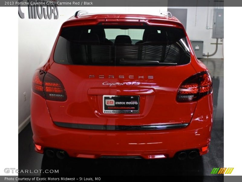 Carmine Red / Black 2013 Porsche Cayenne GTS