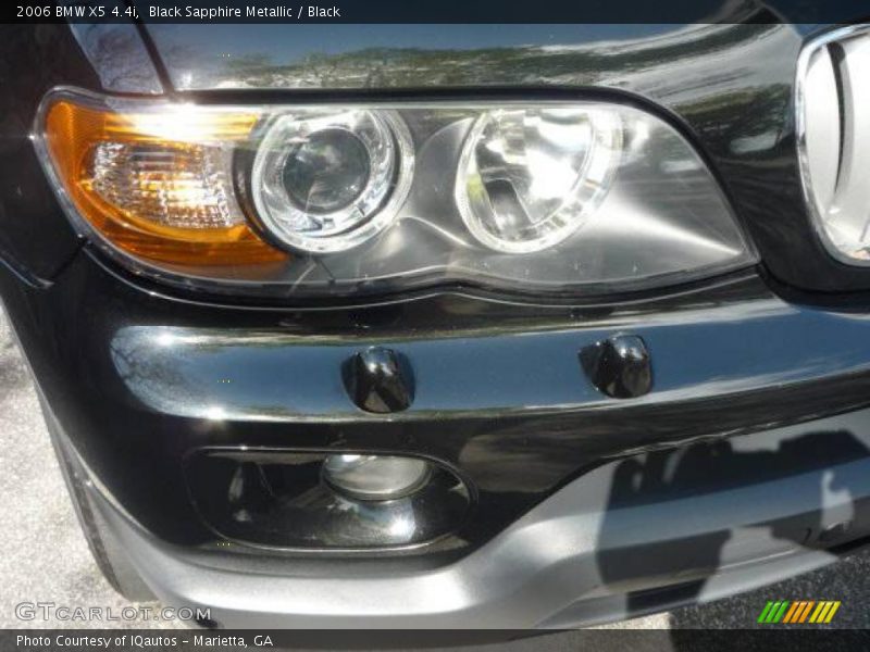 Black Sapphire Metallic / Black 2006 BMW X5 4.4i