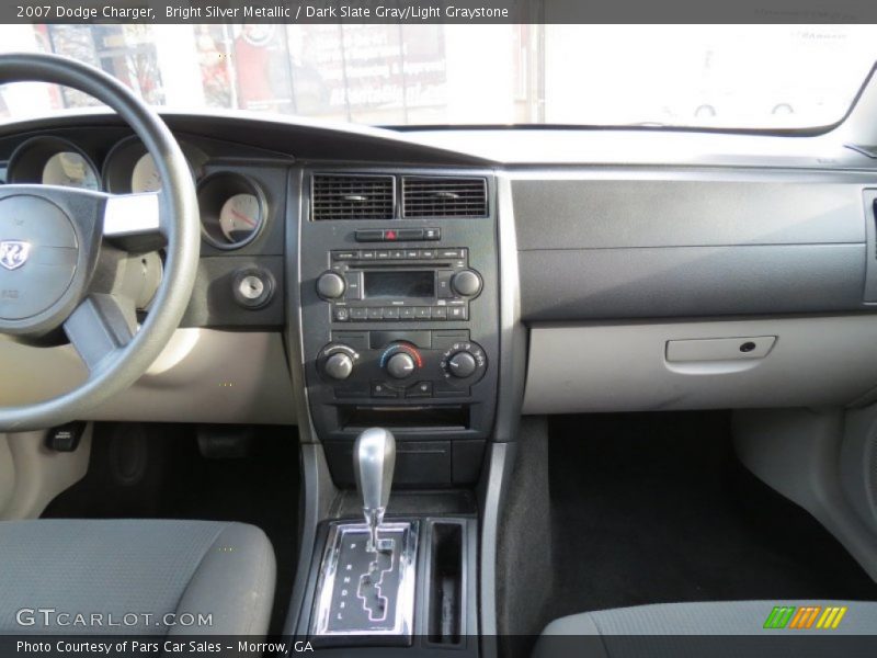 Bright Silver Metallic / Dark Slate Gray/Light Graystone 2007 Dodge Charger