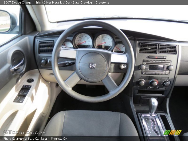 Bright Silver Metallic / Dark Slate Gray/Light Graystone 2007 Dodge Charger