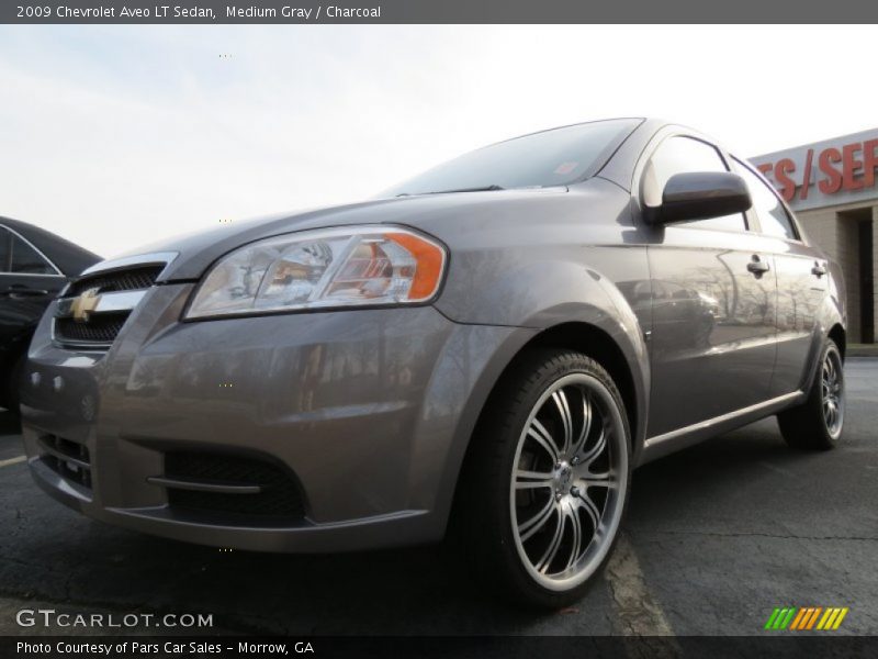 Medium Gray / Charcoal 2009 Chevrolet Aveo LT Sedan