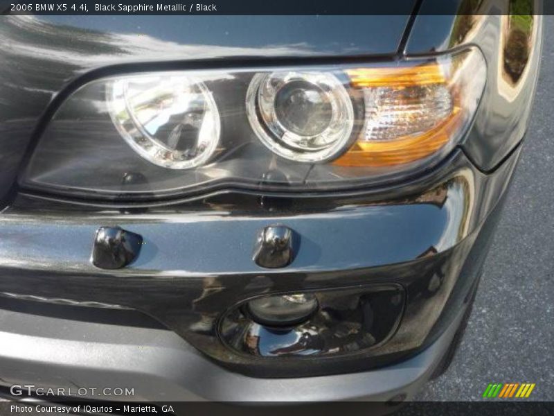 Black Sapphire Metallic / Black 2006 BMW X5 4.4i