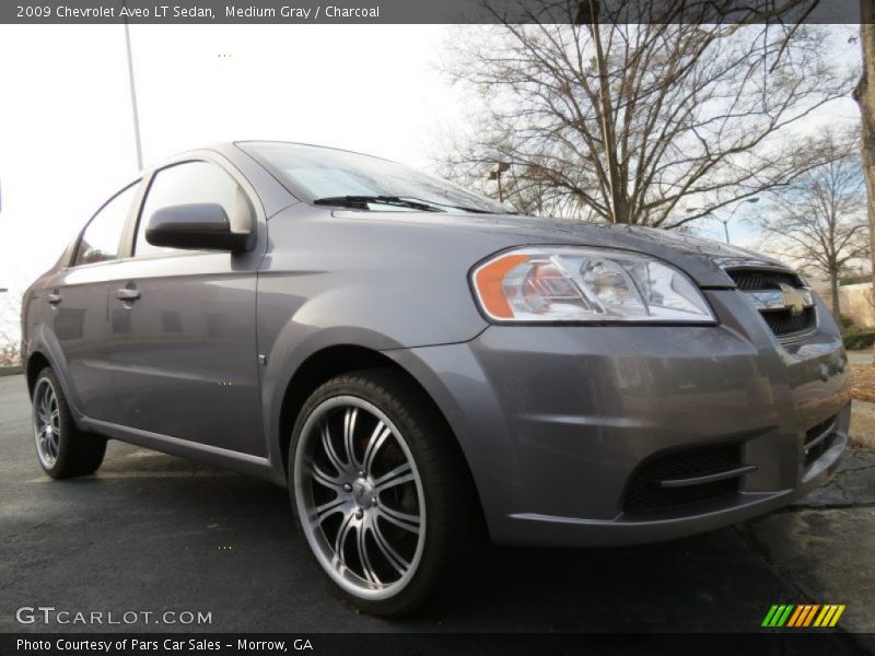 Medium Gray / Charcoal 2009 Chevrolet Aveo LT Sedan