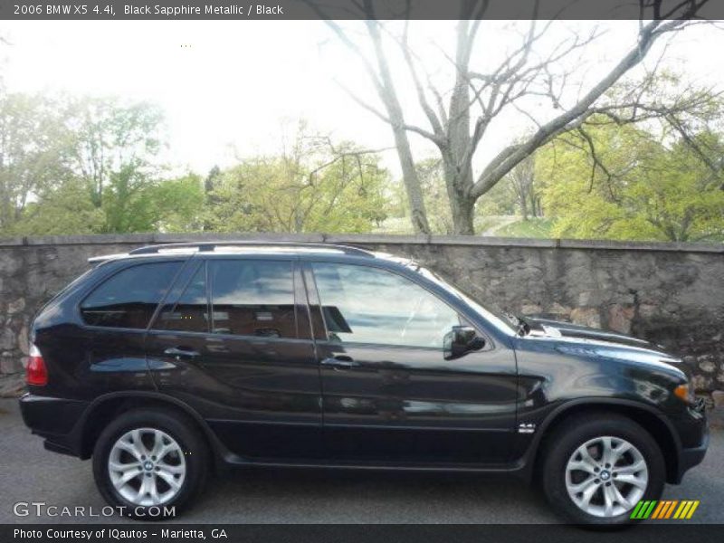 Black Sapphire Metallic / Black 2006 BMW X5 4.4i