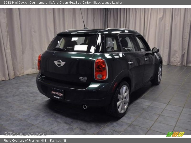 Oxford Green Metallic / Carbon Black Lounge Leather 2012 Mini Cooper Countryman