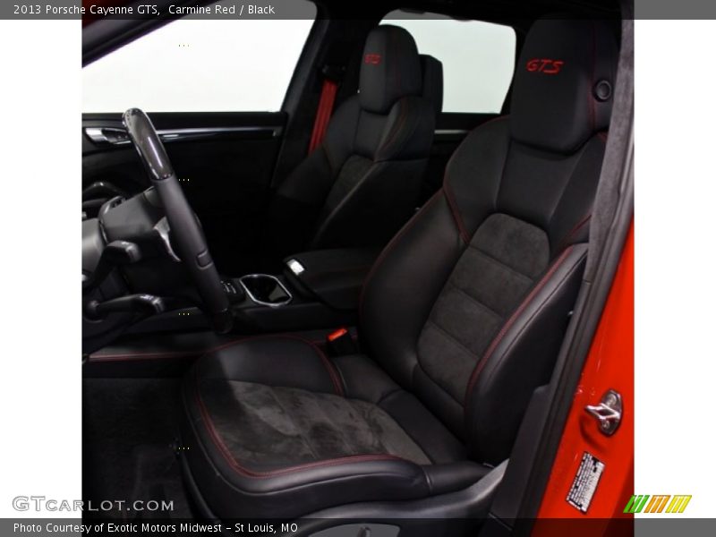 Front Seat of 2013 Cayenne GTS