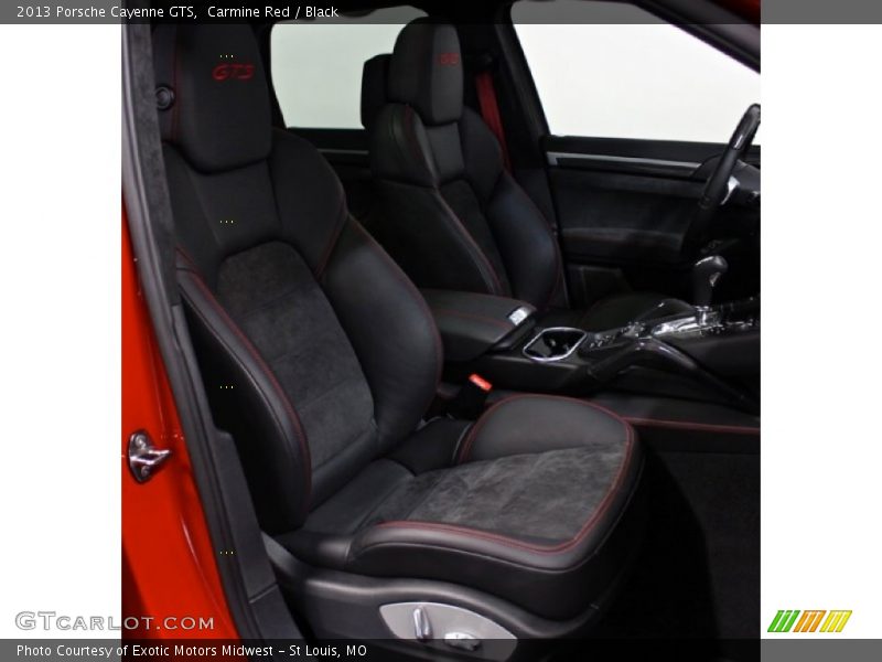 Front Seat of 2013 Cayenne GTS