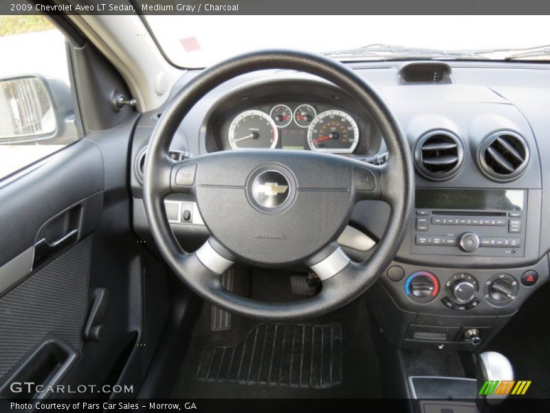 Medium Gray / Charcoal 2009 Chevrolet Aveo LT Sedan