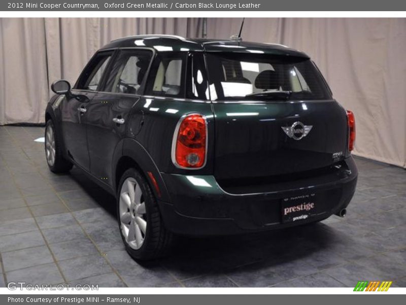 Oxford Green Metallic / Carbon Black Lounge Leather 2012 Mini Cooper Countryman