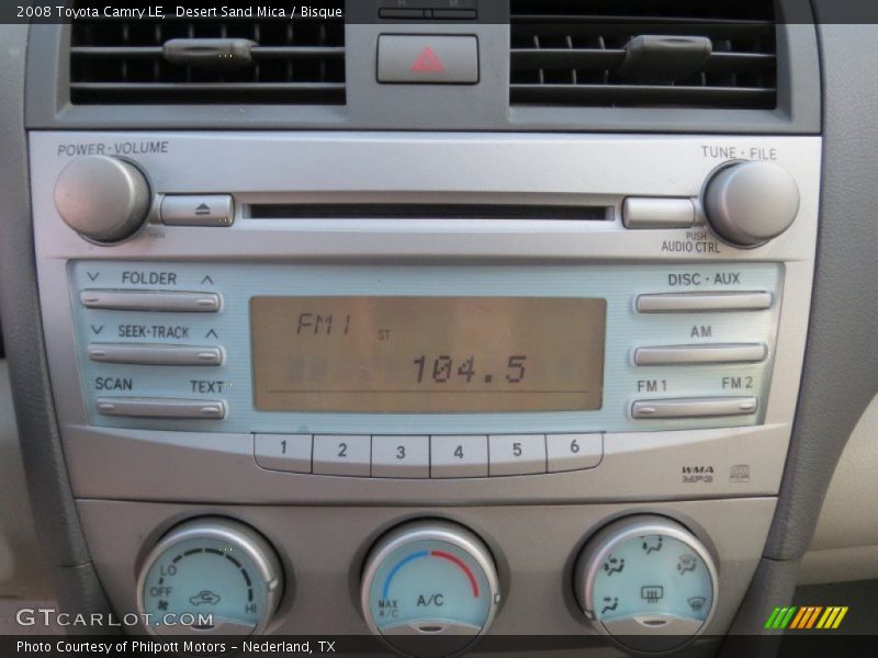 Desert Sand Mica / Bisque 2008 Toyota Camry LE
