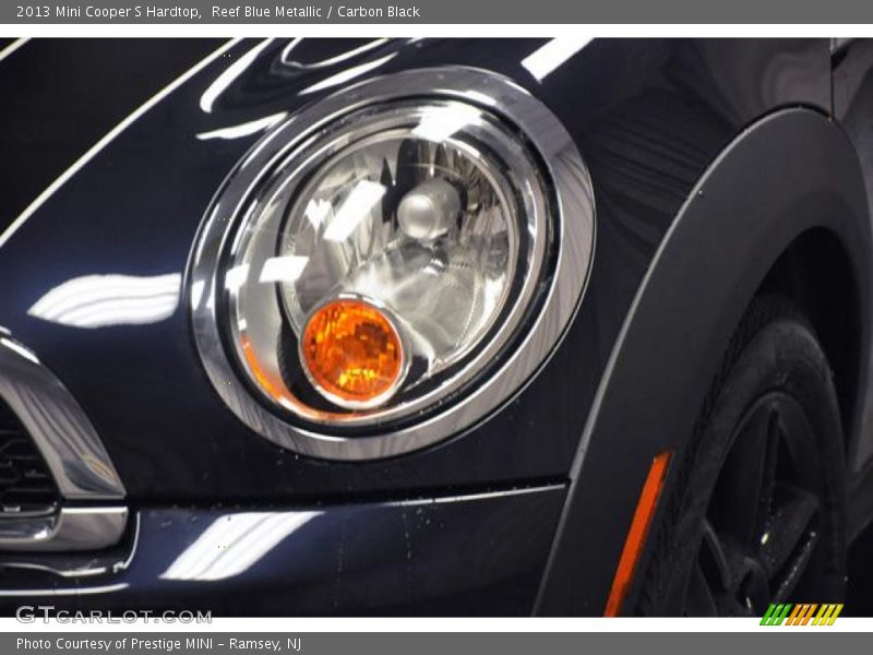 Reef Blue Metallic / Carbon Black 2013 Mini Cooper S Hardtop