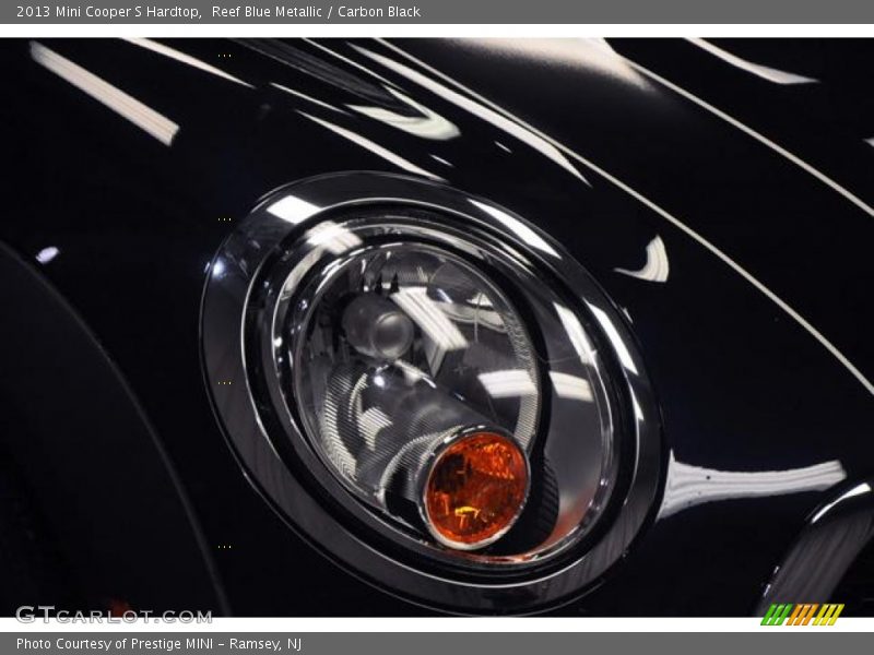 Reef Blue Metallic / Carbon Black 2013 Mini Cooper S Hardtop