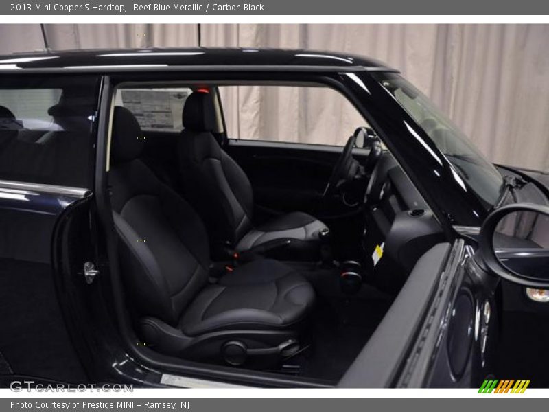 Reef Blue Metallic / Carbon Black 2013 Mini Cooper S Hardtop
