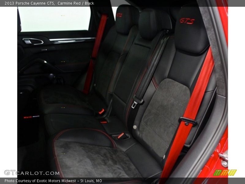 Rear Seat of 2013 Cayenne GTS