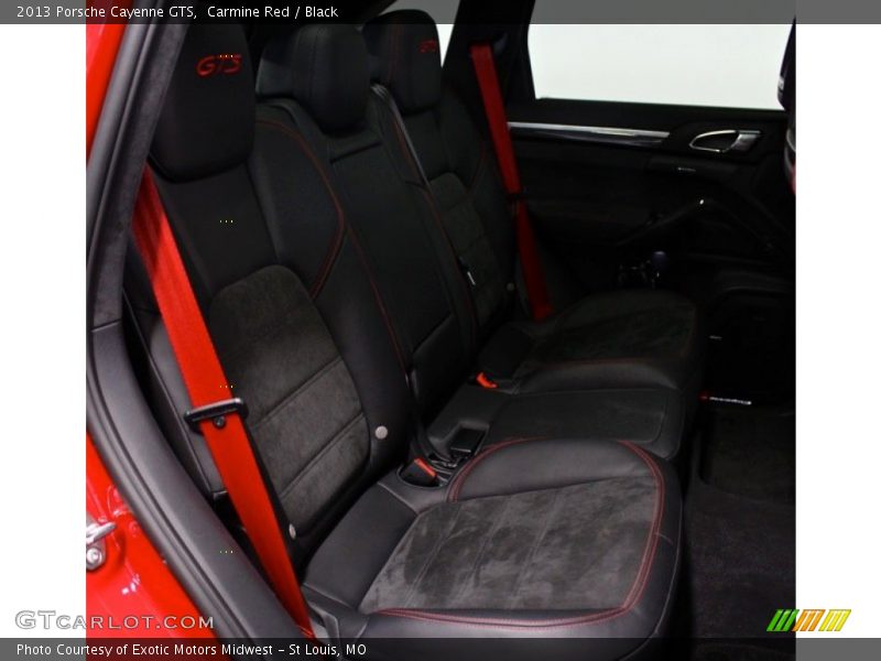Rear Seat of 2013 Cayenne GTS
