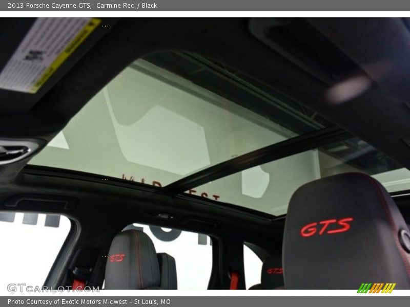Sunroof of 2013 Cayenne GTS