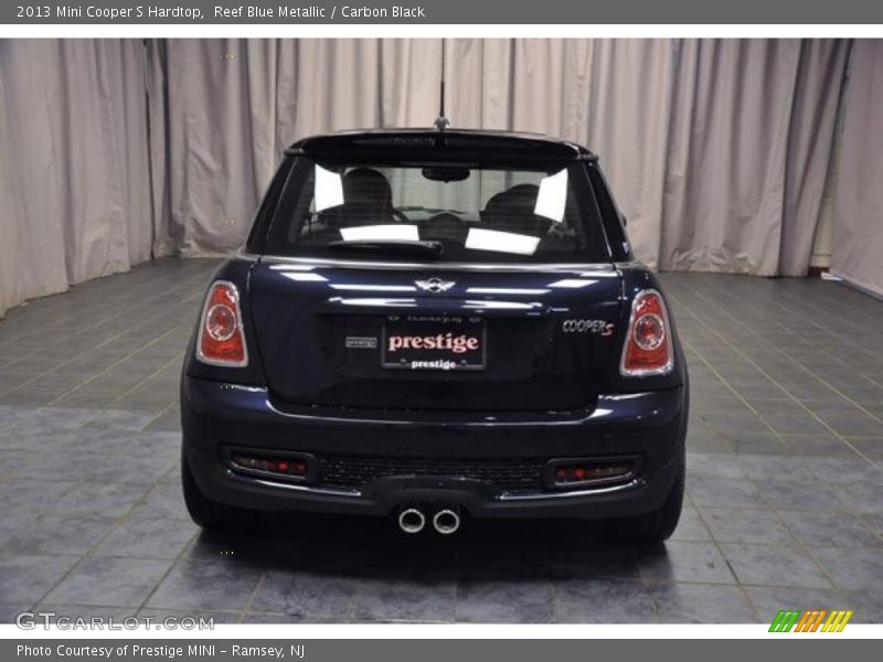 Reef Blue Metallic / Carbon Black 2013 Mini Cooper S Hardtop