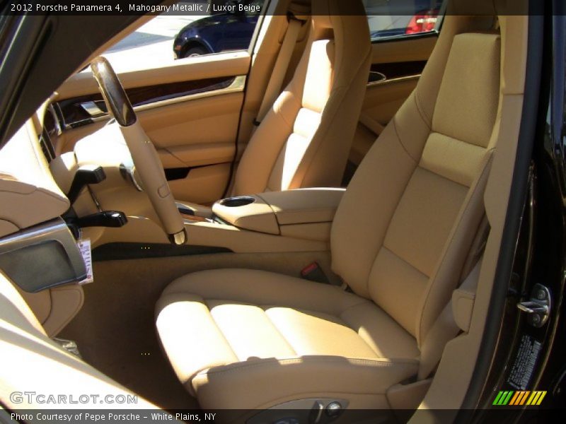 Mahogany Metallic / Luxor Beige 2012 Porsche Panamera 4