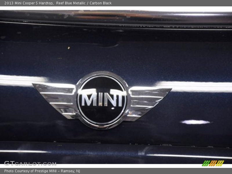 Reef Blue Metallic / Carbon Black 2013 Mini Cooper S Hardtop