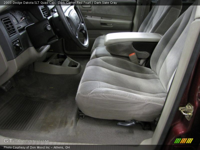 Dark Garnet Red Pearl / Dark Slate Gray 2003 Dodge Dakota SLT Quad Cab