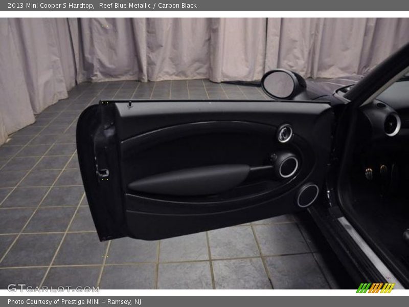 Reef Blue Metallic / Carbon Black 2013 Mini Cooper S Hardtop