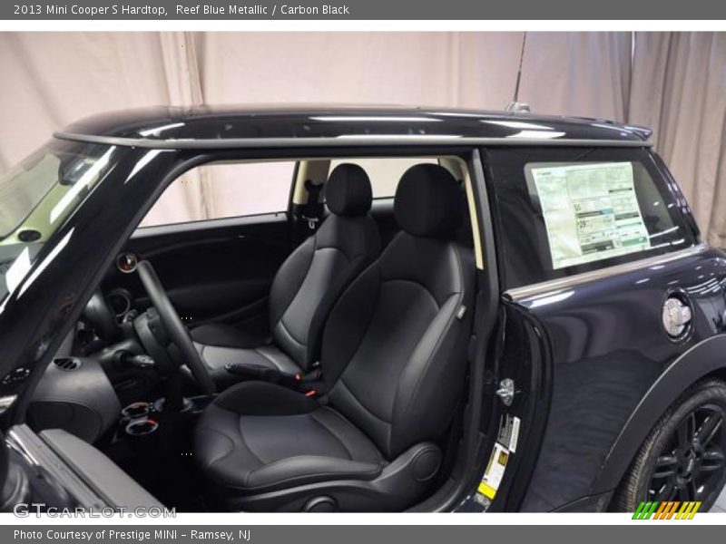 Reef Blue Metallic / Carbon Black 2013 Mini Cooper S Hardtop