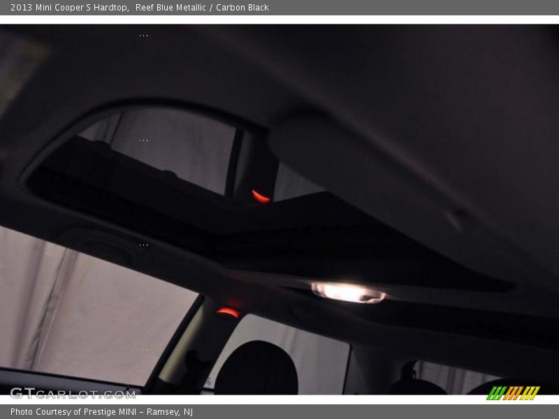 Reef Blue Metallic / Carbon Black 2013 Mini Cooper S Hardtop