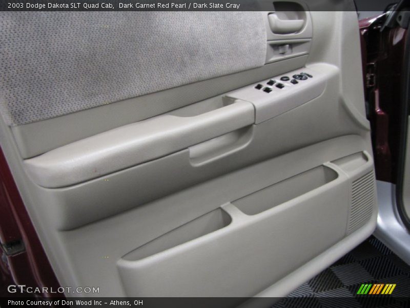 Dark Garnet Red Pearl / Dark Slate Gray 2003 Dodge Dakota SLT Quad Cab