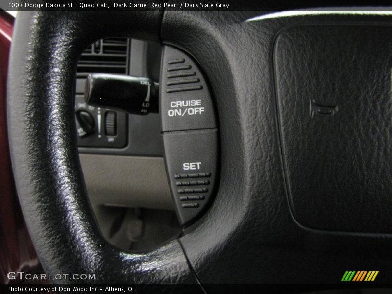 Dark Garnet Red Pearl / Dark Slate Gray 2003 Dodge Dakota SLT Quad Cab