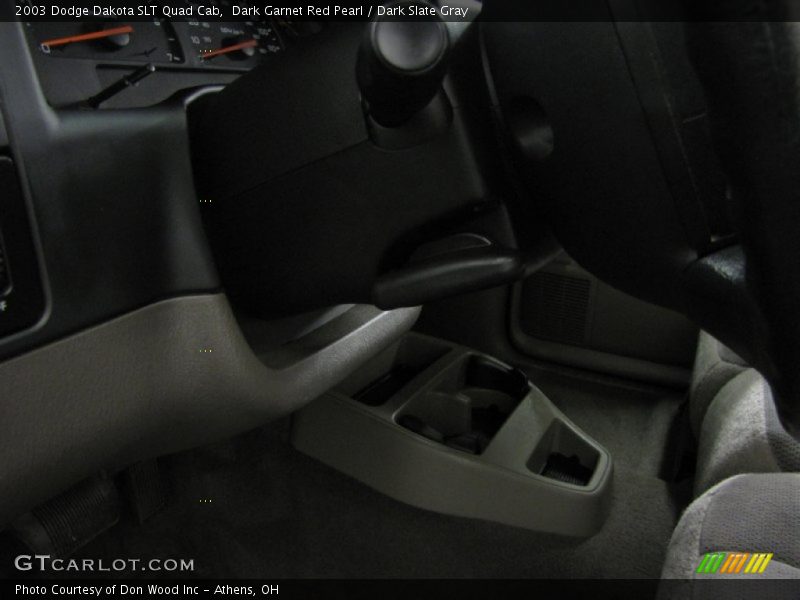 Dark Garnet Red Pearl / Dark Slate Gray 2003 Dodge Dakota SLT Quad Cab