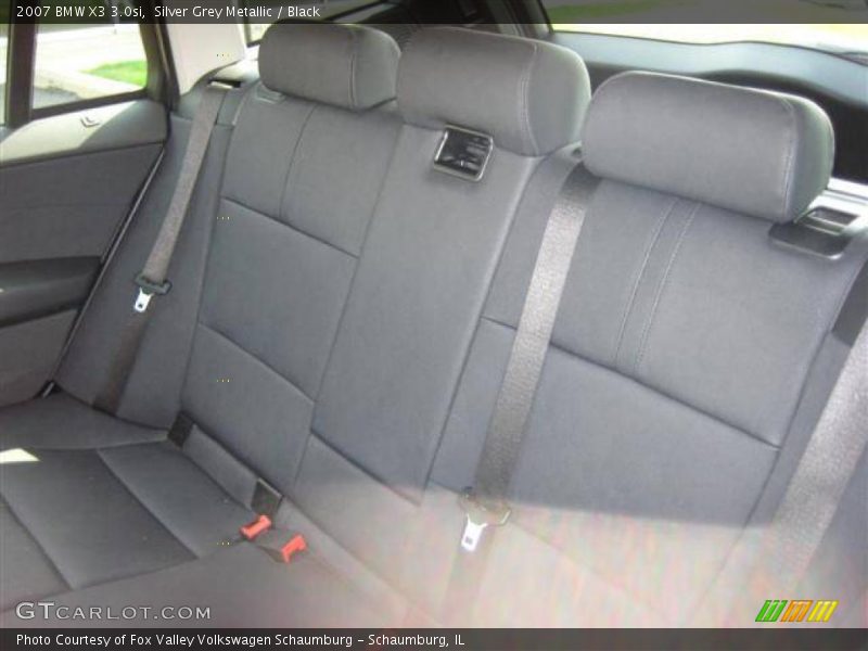 Silver Grey Metallic / Black 2007 BMW X3 3.0si