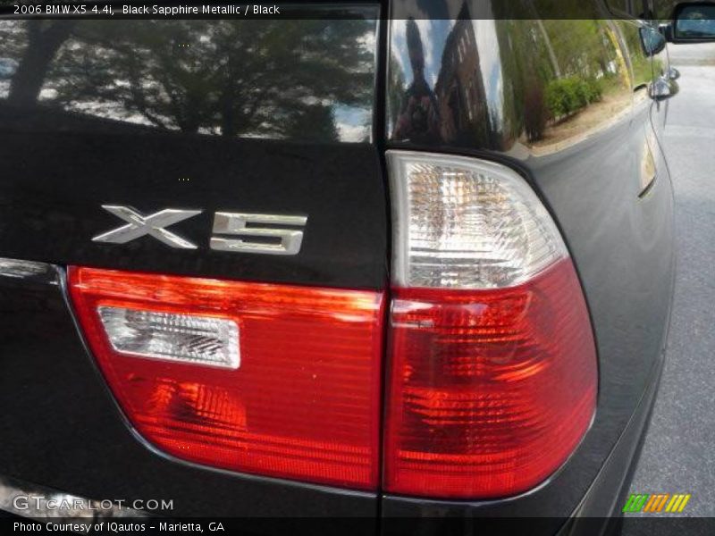Black Sapphire Metallic / Black 2006 BMW X5 4.4i