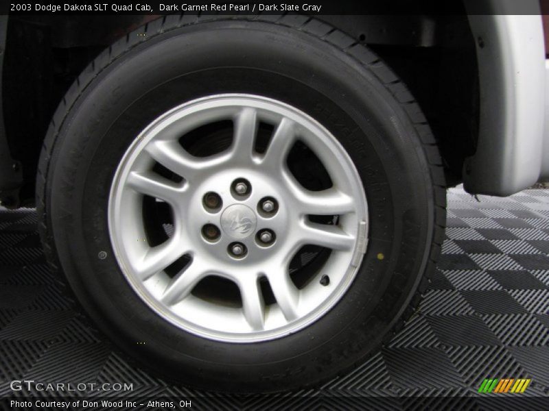 Dark Garnet Red Pearl / Dark Slate Gray 2003 Dodge Dakota SLT Quad Cab