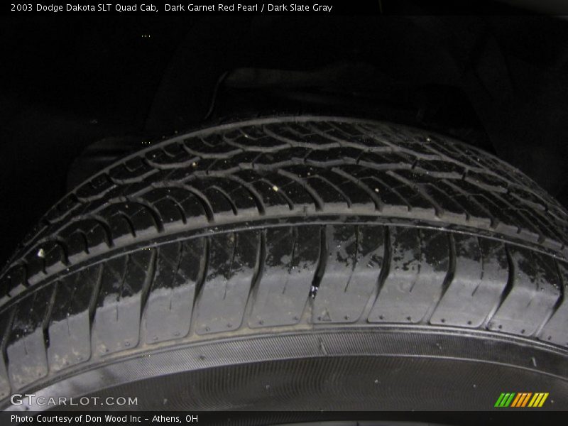 Dark Garnet Red Pearl / Dark Slate Gray 2003 Dodge Dakota SLT Quad Cab