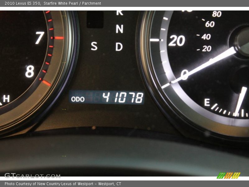 Starfire White Pearl / Parchment 2010 Lexus ES 350