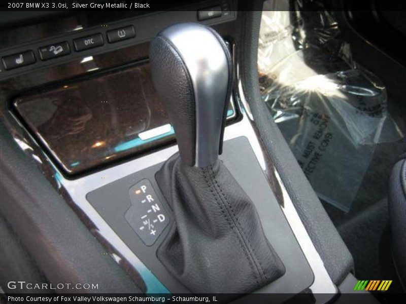 Silver Grey Metallic / Black 2007 BMW X3 3.0si