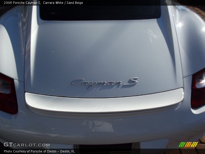 Carrara White / Sand Beige 2006 Porsche Cayman S