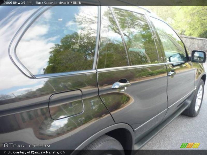Black Sapphire Metallic / Black 2006 BMW X5 4.4i