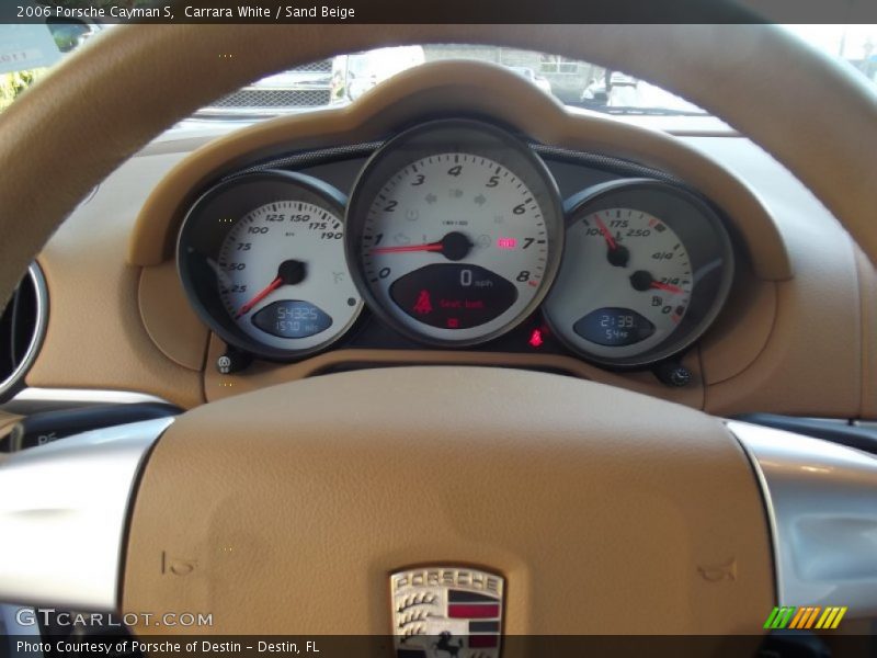  2006 Cayman S S Gauges